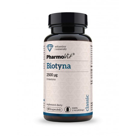 Biotyna 2500 µg 60 kaps | Classic Pharmovit