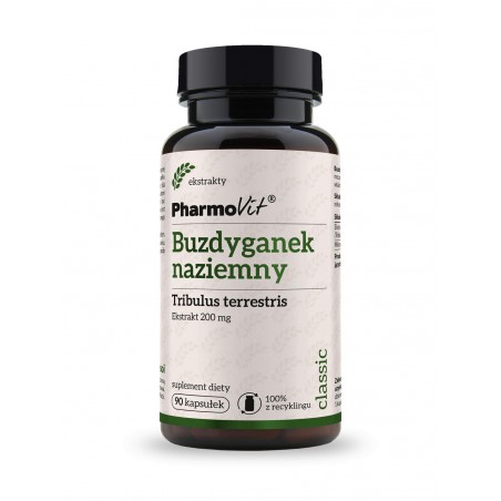 Buzdyganek naziemny Tribulus terrestris 200 mg 90 kaps | Classic Pharmovit