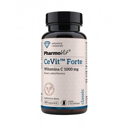 CeVit™ Forte Witamina C 1000 mg 60 kaps Vcaps® | Classic Pharmovit