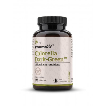 Chlorella DARK-GREEN™ 500 tabl vege | Classic Pharmovit