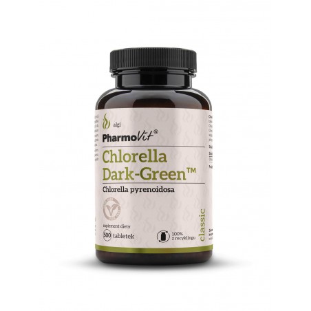 Chlorella DARK-GREEN™ 500 tabl vege | Classic Pharmovit