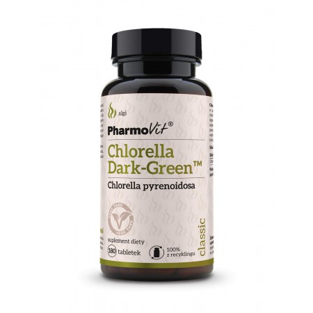 Chlorella DARK-GREEN™ 180 tabl vege | Classic Pharmovit