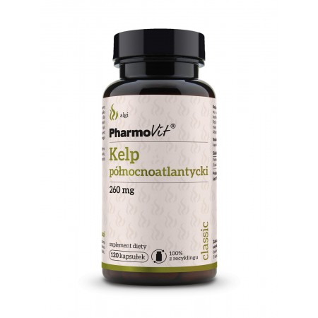 Kelp północnoatlantycki 260 mg 120 kaps | Classic Pharmovit