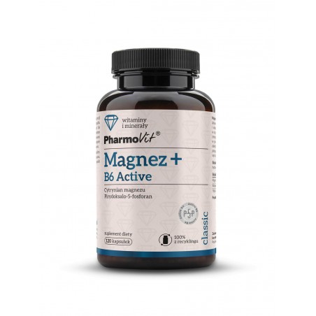 Magnez + B6 Active 120 kaps | Classic Pharmovit