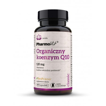 Organiczny koenzym Q10 120 mg 60 kaps | Classic Pharmovit