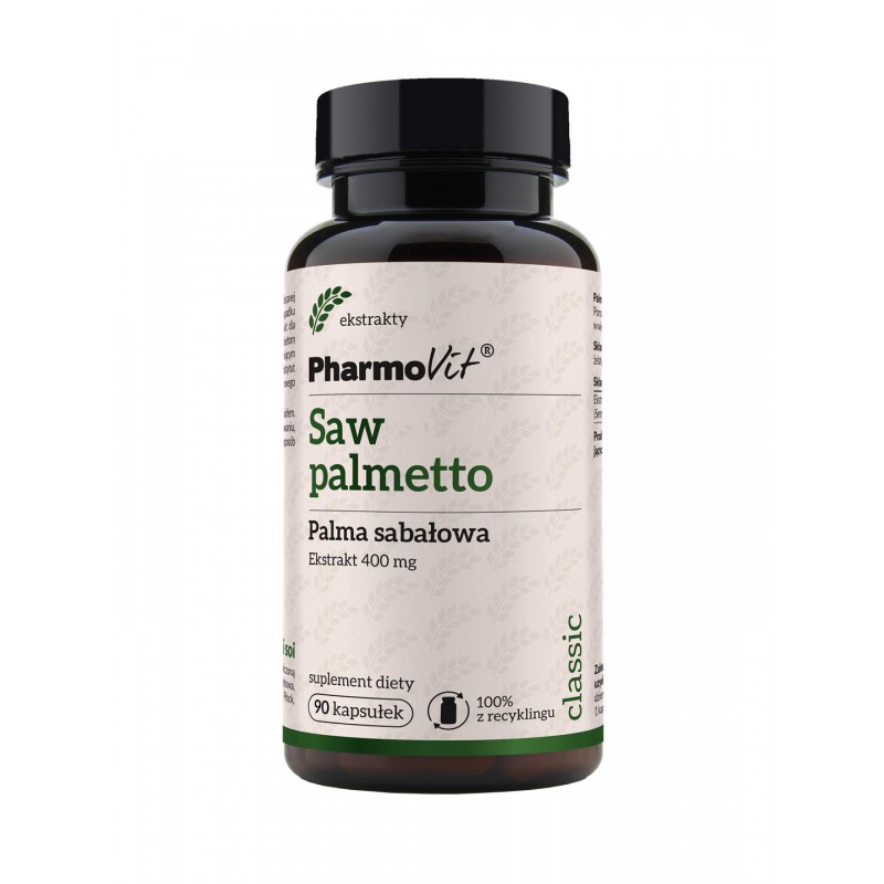 Saw palmetto Palma sabałowa 400 mg 90 kaps | Classic Pharmovit
