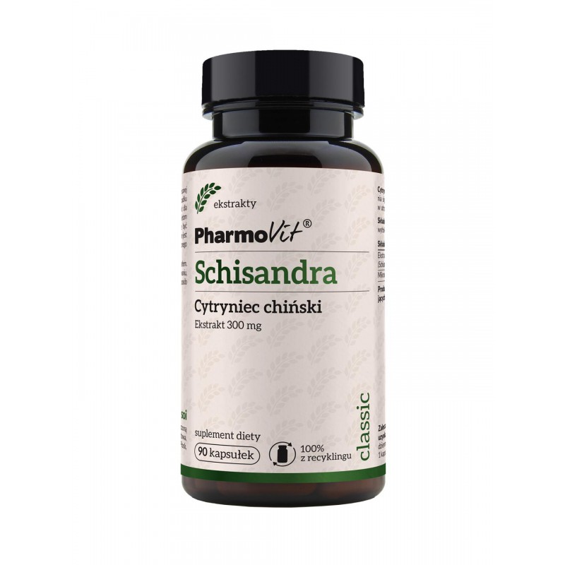 Schisandra Cytryniec chiński 4:1 300 mg 90 kaps | Classic Pharmovit