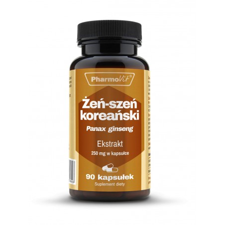 Żeń-szeń koreański Panax ginseng 250 mg 90 kaps | Classic Pharmovit