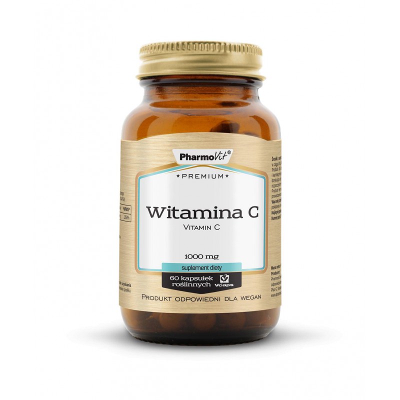 Witamina C 1000 mg 60 kaps Vcaps® | Premium Pharmovit
