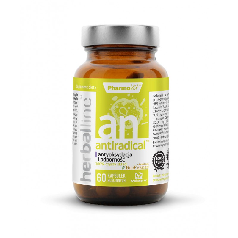 Antiradical™ antyoksydacja i odporność 60 kaps Vcaps® | Herballine™ Pharmovit