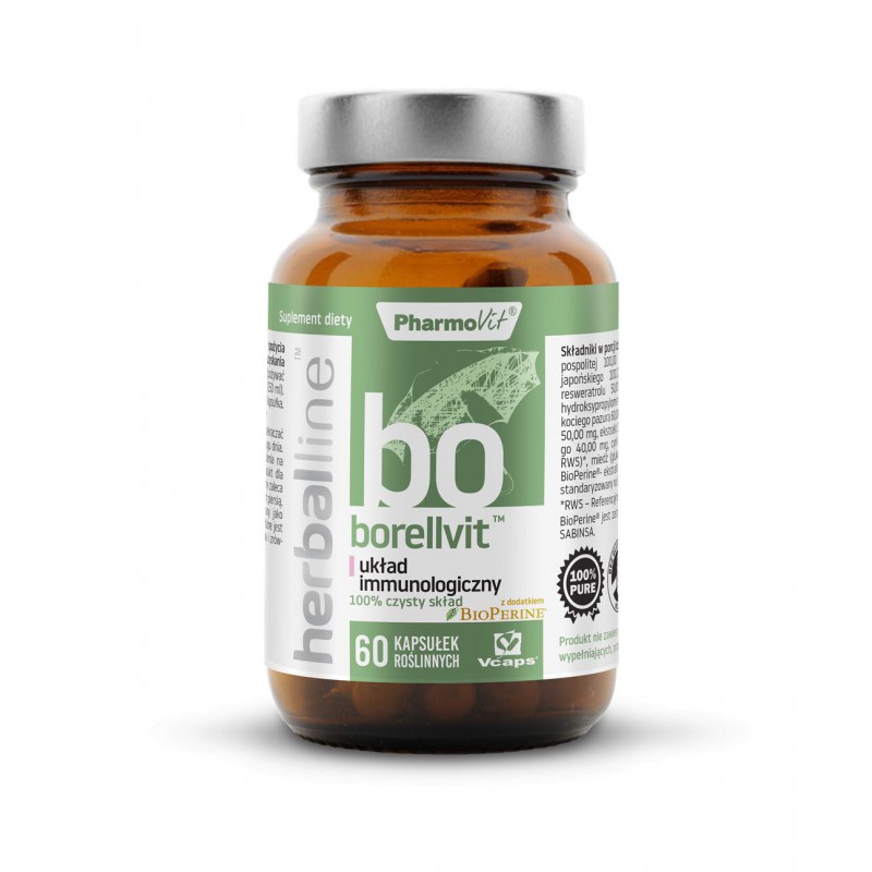 Borellvit™ układ immunologiczny 60 kaps Vcaps® | Herballine™ Pharmovit