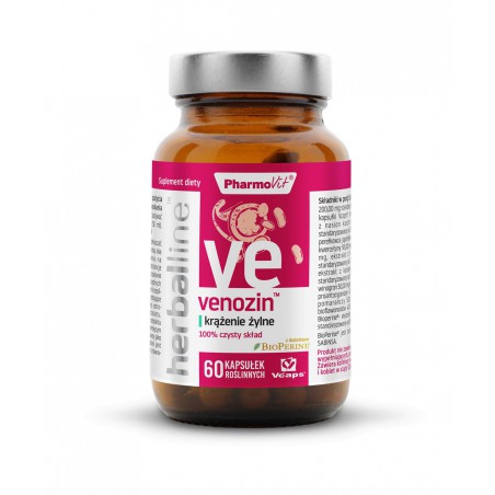 Venozin™ krążenie żylne 60 kaps Vcaps® | Herballine™ Pharmovit