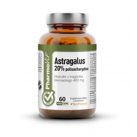 Astragalus 20% polisacharydów 60 kaps Vcaps® | Clean Label Pharmovit
