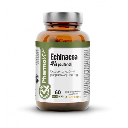 Echinacea 4% polifenoli 60 kaps Vcaps® | Clean Label Pharmovit