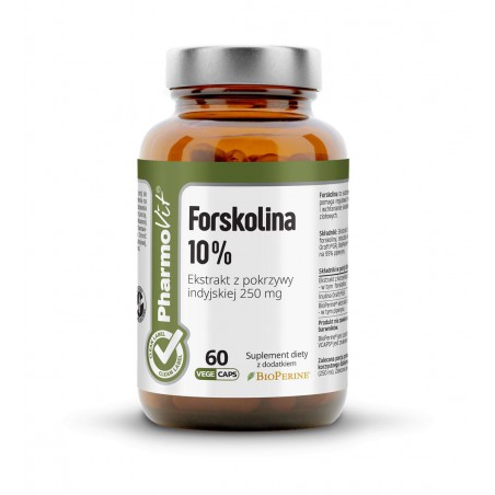 Forskolina 10% 60 kaps Vcaps® | Clean Label Pharmovit