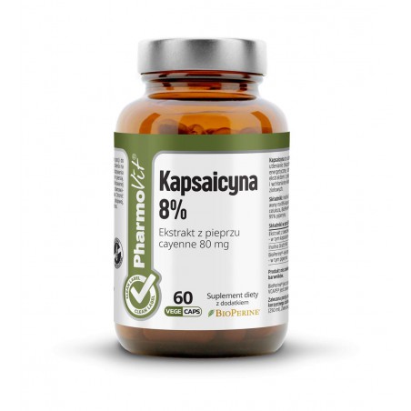 Kapsaicyna 8% 60 kaps Vcaps® | Clean Label Pharmovit