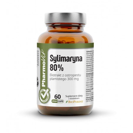 Sylimaryna 80% 60 kaps Vcaps® | Clean Label Pharmovit