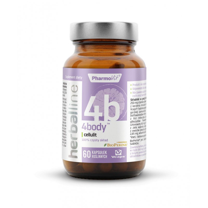 4body™ cellulit 60 kaps Vcaps® | Herballine™ Pharmovit
