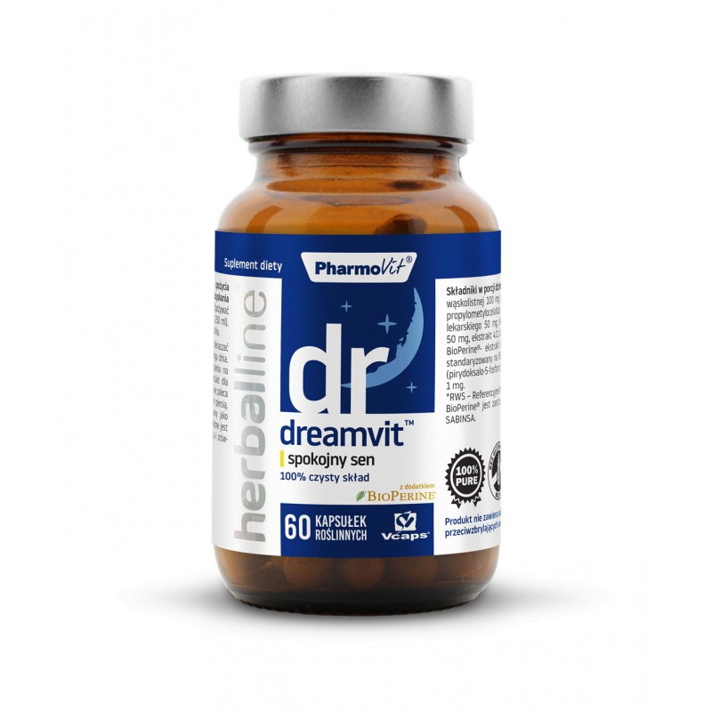 Dreamvit™ spokojny sen 60 kaps Vcaps® | Herballine™ Pharmovit