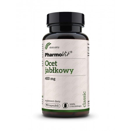Ocet jabłkowy 400 mg 90 kaps | Classic Pharmovit