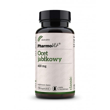 Ocet jabłkowy 400 mg 90 kaps | Classic Pharmovit