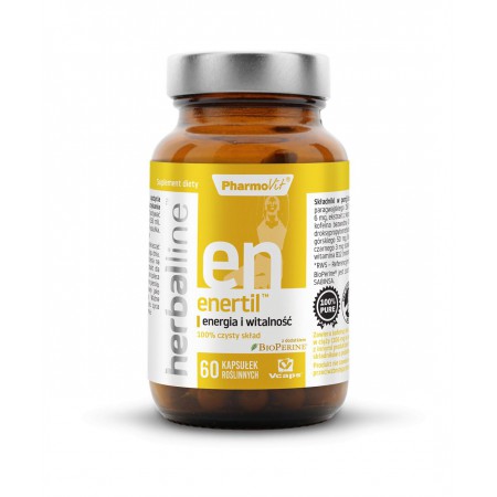 Enertil™ energia i witalność 60 kaps Vcaps®  | Herballine™ Pharmovit