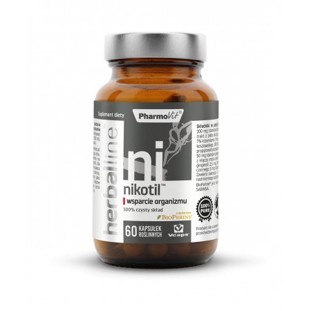 Nikotil™ wsparcie organizmu 60 kaps Vcaps® | Herballine™ Pharmovit