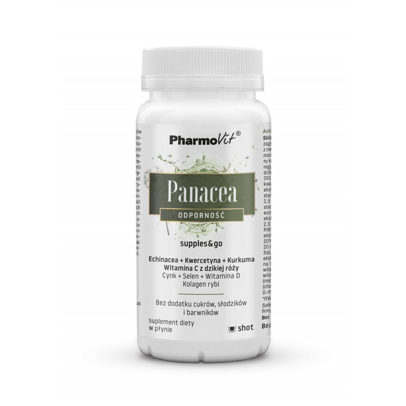 Panacea Odporność supples & go 120 ml Shot Pharmovit