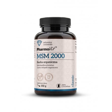MSM 2000 Siarka organiczna 150 g | Classic Pharmovit