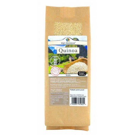 Quinoa - komosa ryżowa bezglutenowa 500 g - Pięć Przemian