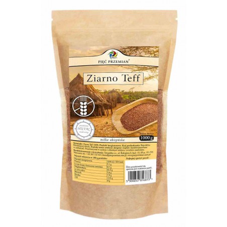 Ziarno teff 1000 g - Pięć Przemian