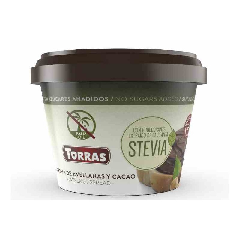 Krem kakaowo - orzechowy ze stewią 200 g - Torras