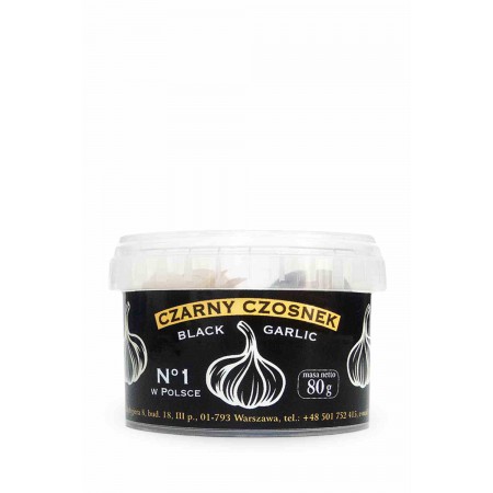 Czarny czosnek BIO 80 g - Pięć Przemian
