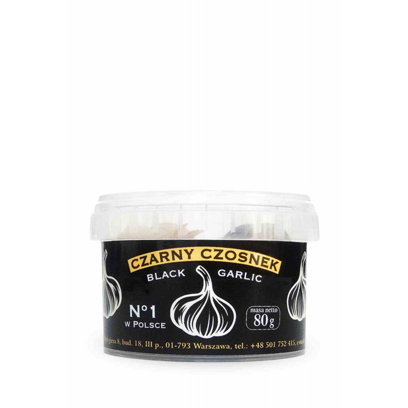 Czarny czosnek BIO 80 g - Pięć Przemian