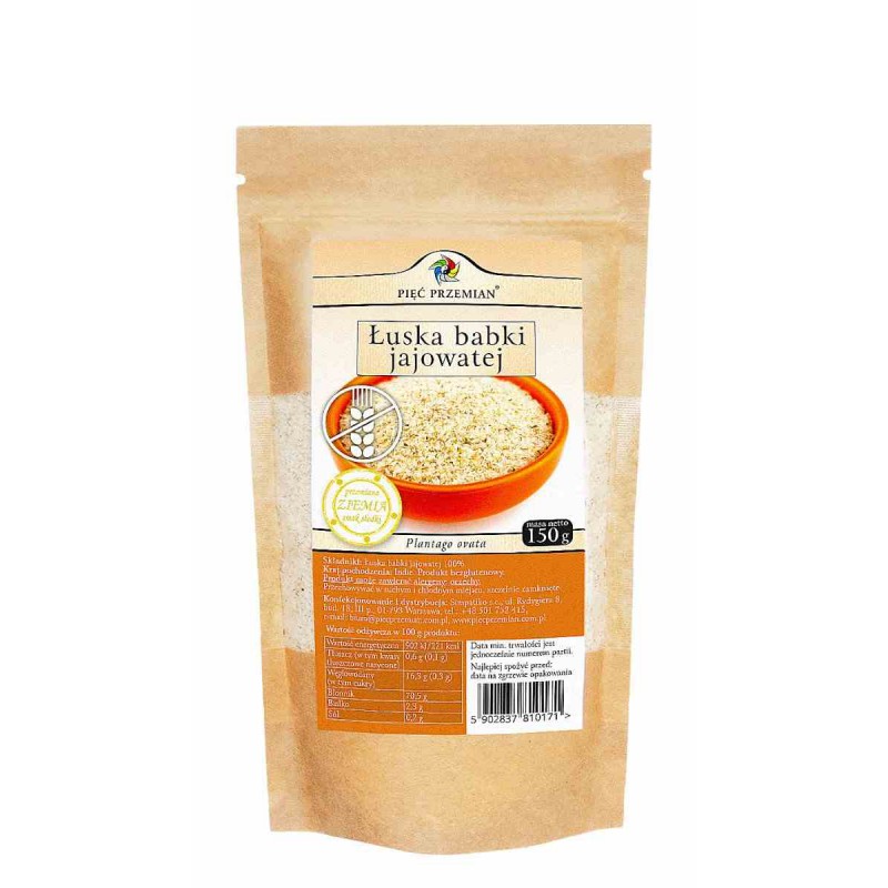 Łuska babki jajowatej 150 g - Pięć Przemian