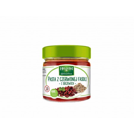 Pasta z czerwonej fasoli i soczewicy 190 g - Helcom