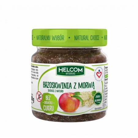 Pasta owocowa brzoskwinia z morwą 200 g - Helcom