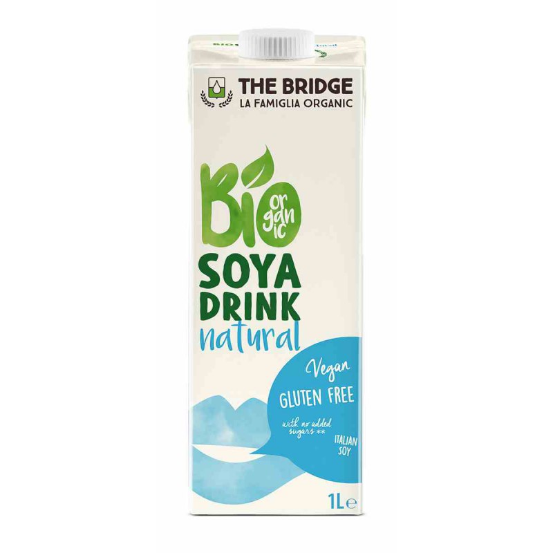 Napój sojowy naturalny bez glutenu 1 l BIO - The Bridge