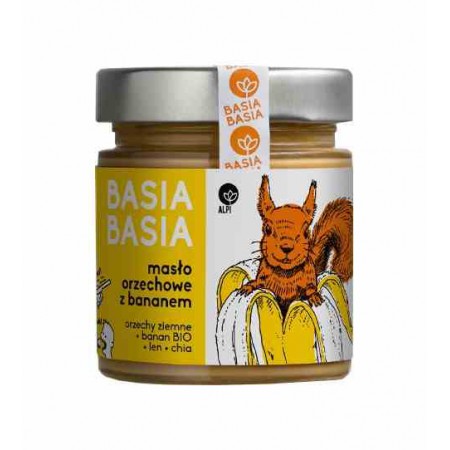 Krem orzechowy z bananem 210 g Basia Basia - Alpi