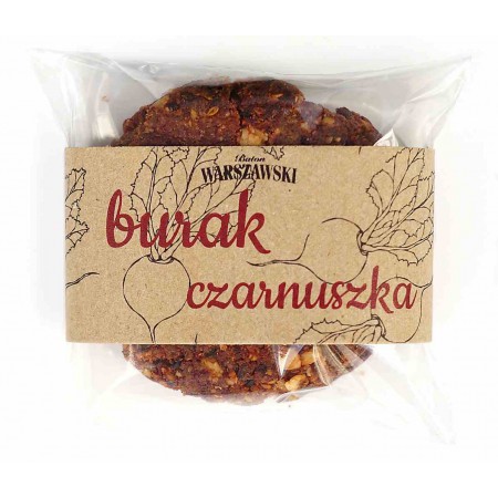 Ciastko Warszawskie - Burak i czarnuszka 60 g - Baton Warszawski
