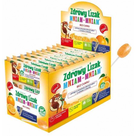 Zdrowy lizak Mniam-Mniam pomarańcza - Starpharma