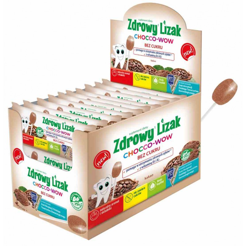 Zdrowy lizak CHOCCO-WOW - Starpharma