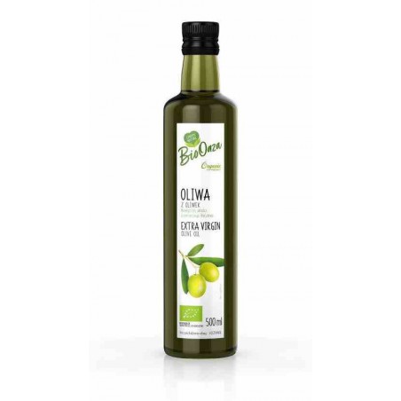 Oliwa z oliwek BIO extra virgin 500 ml - BioOaza