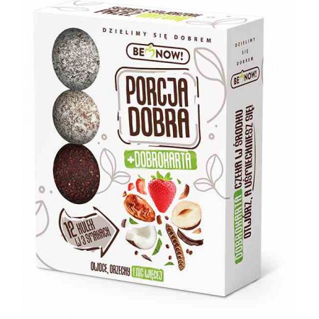 Kulki owocowo-orzechowe 12 szt.x 12 g - Pure Life