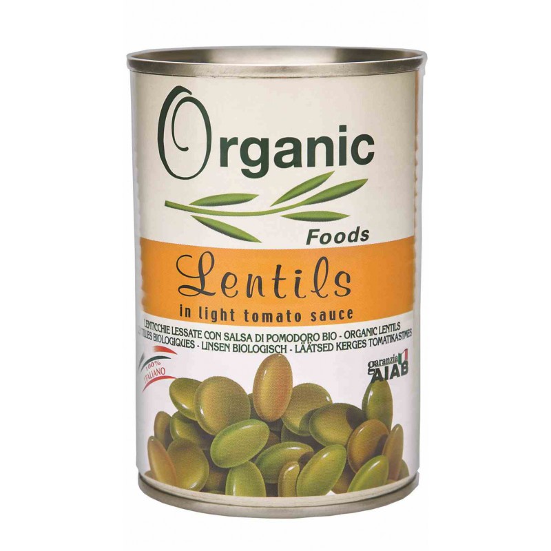Soczewica w sosie pomidorowym BIO 400 g - Organic Foods