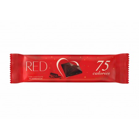 Czekoladka ciemna o zmniejszonej ilości kalorii 24 x 26 g - RED Delight