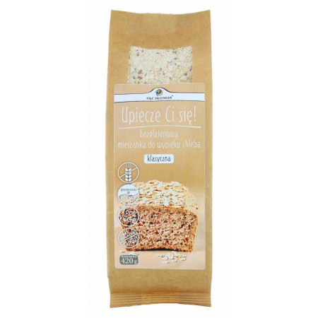 Mieszanka chleba bezglutenowego klasyczna 420 g - Pięć Przemian