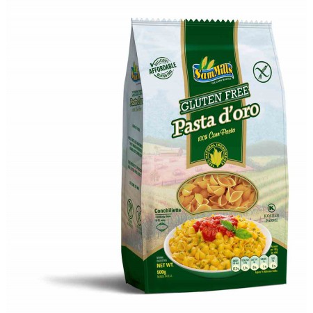 Makaron bezglutenowy muszelka (conchiliette) 500 g - Sam Mills