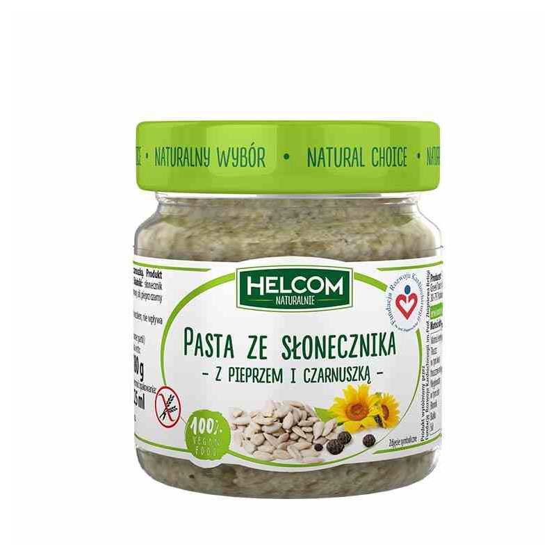 Pasta ze słonecznika z pieprzem i czarnuszką 180 g - Helcom