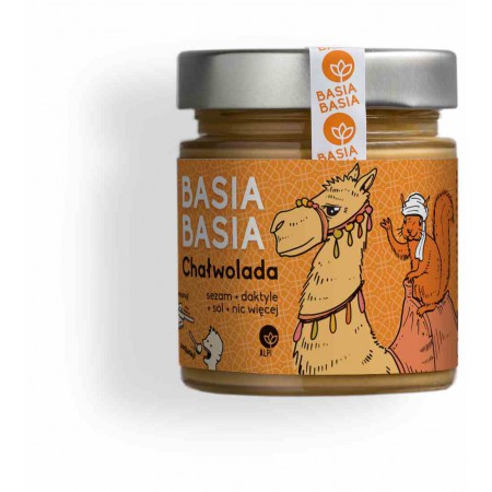 Krem sezamowo-daktylowy Chałwolada 210 g Basia Basia - Alpi
